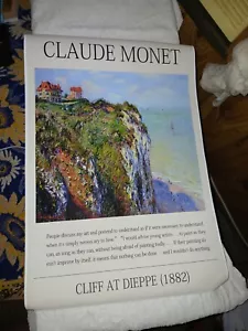 Canvas Art Claude Monet 'Cliff At Dieppe' (1882) - Picture 1 of 3