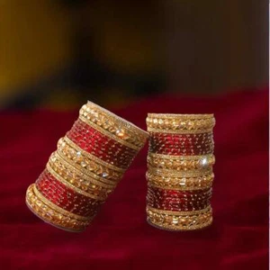 Golden Red Bangles - Bild 1 von 3