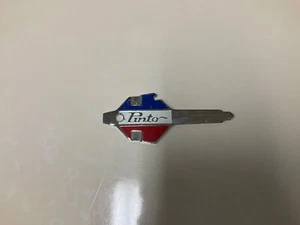 Vintage Ford Pinto Key Tool Kit Multi Tool Key Blank Shaped Tool Red/White/Blue - Picture 1 of 2