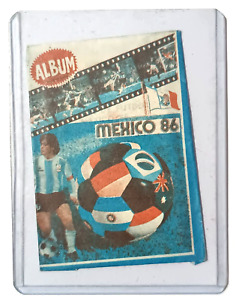 1 SEALED PACK ENVELOPE / Cromos PERU FIFA WORLD CUP MEXICO 1986 Navarrete RARE