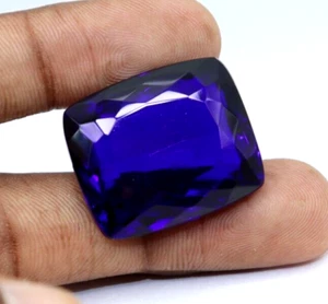 68 kt natürlicher lila Topas Kissenschliff zertifizierter loser Edelstein mit kostenlosem Geschenk - Bild 1 von 7