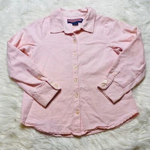 Vineyard Vines Shep Ian Shirt Girls 8 Button Down Oxford Preppy - Picture 1 of 8