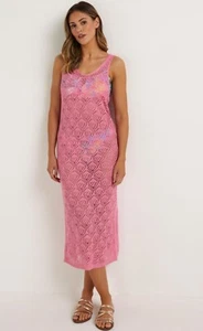 Matalan Pink Beach Dress/Cover Up Size L 16-18 - Picture 1 of 4