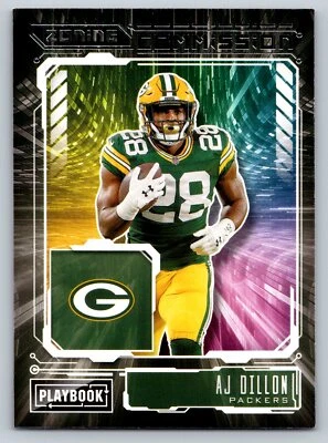 2021 Panini Playbook #ZC-AJD AJ Dillon Zoning Commission - Image 1 of 2