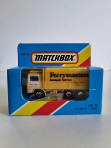 Blue box 1981 Matchbox 1-75 MB26 Yellow Volvo Tilt Lorry Ferrymasters *LAST ONE* - Picture 1 of 6