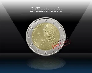 ITALY 2 EURO 2023 ( Alessandro Manzoni ) Commem. Bi-Metallic 2€ Coin * UNC - Picture 1 of 3