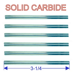 6 pc  3-1/4" Planer Blade (82 mm) 3 pairs Carbide Knife sct-888 - Picture 1 of 12