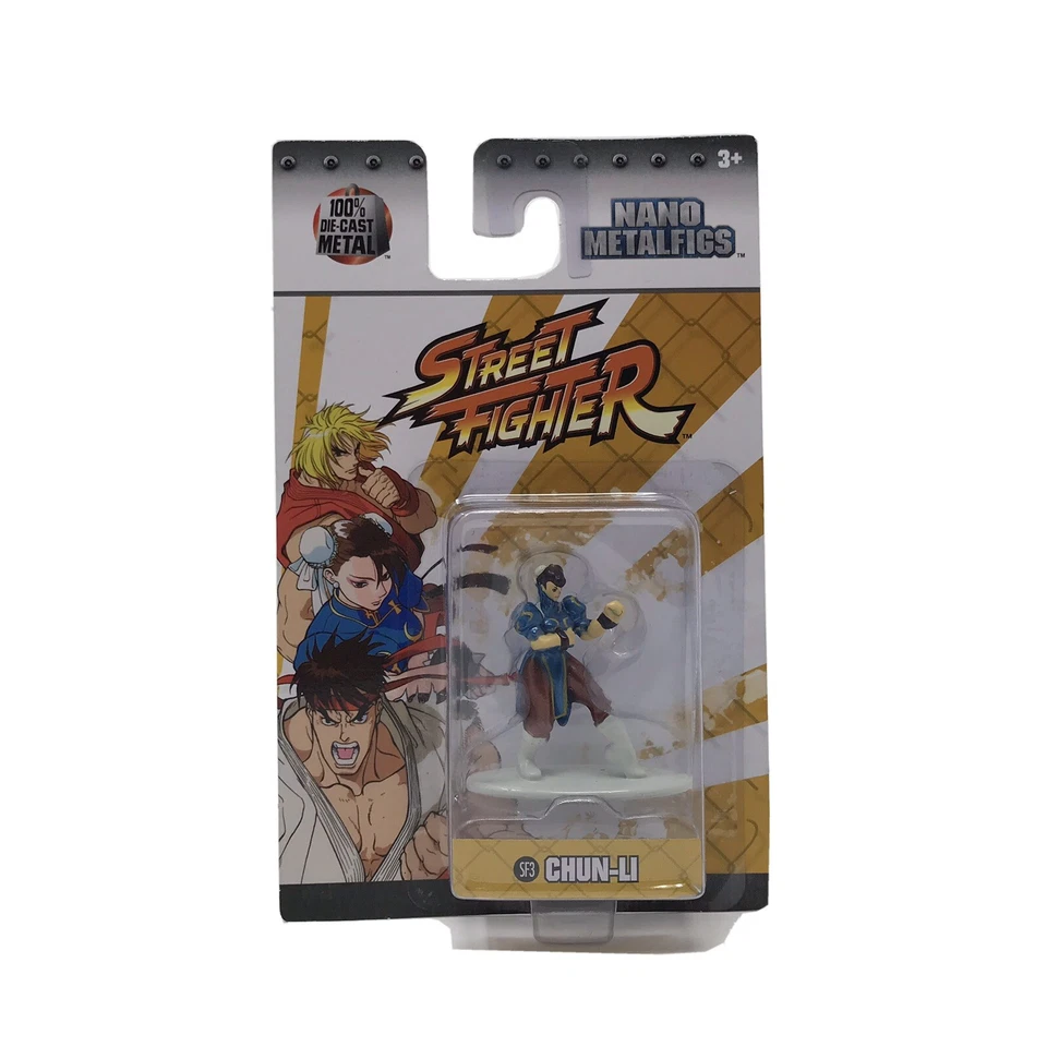 Street Fighter Chun-Li Nano figuras de metal metales fundidos a presión coleccionables (SF3) Foto 1 de 3