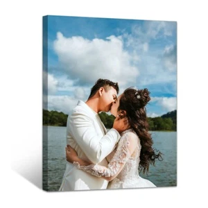 Personalized Custom Canvas Prints Photo On Canvas Wall Art for Home Decor Gifts - Picture 1 of 11