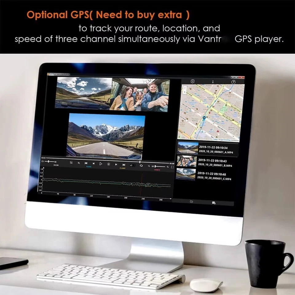 for Vantrue N2 Pro / Vantrue N2 Dash Cam GPS holder