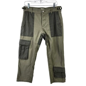 Simply Complicated Baker Cargo Pants Olive Green Japanese Brand Streetwear M 32 - Picture 1 of 16