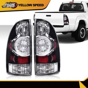 Fit For 2005-2015 Toyota Tacoma LED Tail Lights Brake Lamps Left+Right Pair