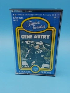 Gene Autry: Timeless Treasures - 16 Original Hits Cassette Tape - Picture 1 of 3