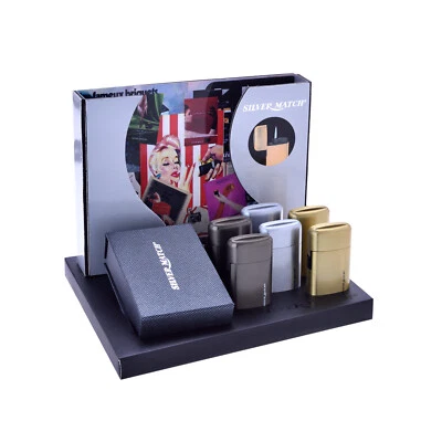 Feuerzeug Gas Feuerzeuge edle Alu Metall Serie mit Jet Flamme  NEU - Bild 1 von 4