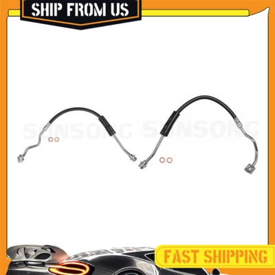 Manguera de línea de freno delantera izquierda derecha Sunsong 2x para GMC Canyon 2004-2012 Foto 1 de 4