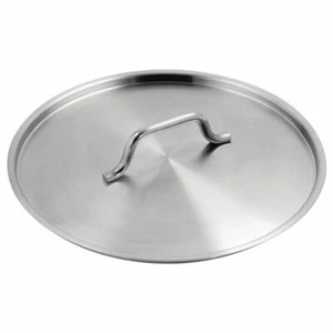 Coperchio in acciaio inox Vogue con manico facile da pulire e lavabile in lavastoviglie - 320 mm - Foto 1 di 1