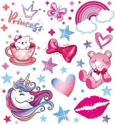 Sticker zum Aufbügeln Bügel-Flicken 15 x 20 cm  Einhorn für Kinder - Bild 1 von 4