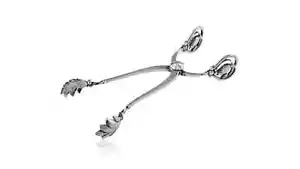 Pinze per ghiaccio vintage Georg Jensen Blossom 132 - Foto 1 di 4