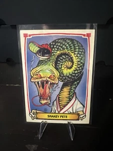 1988 Leaf Baseball's Greatest Grossouts #42b SNAKEY PETE Puzzle Back - Picture 1 of 2