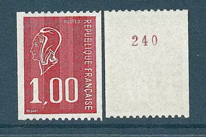 TIMBRE 1895a NEUF XX LUXE - BEQUET - ROULETTE + NUMERO ROUGE AU VERSO - Photo 1/1