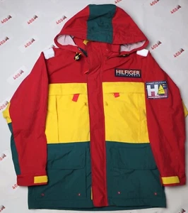 Tommy Hilfiger Sailing Gear Jacket Men’s Small Multicolor Color Block - Picture 1 of 12