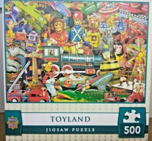 Nuevas piezas maestras selladas rompecabezas y juegos brillantes TOYLAND 500 PIEZAS 21" X 15" - Imagen 1 de 8