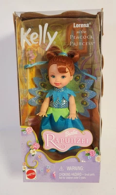Barbie As Rapunzel Lorena As The Peacock Princess Doll 55952 Mattel 2001 nueva Foto 1 de 4