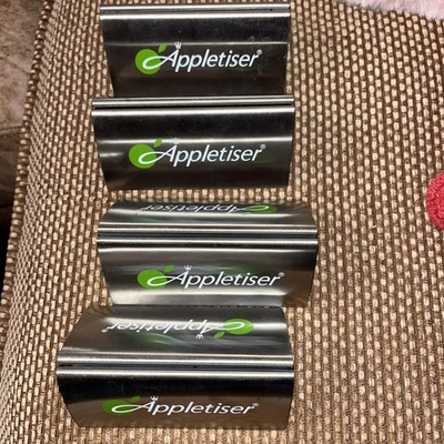 Set Of Four Vintage Appletiser Table Name Stands - Image 1 of 4