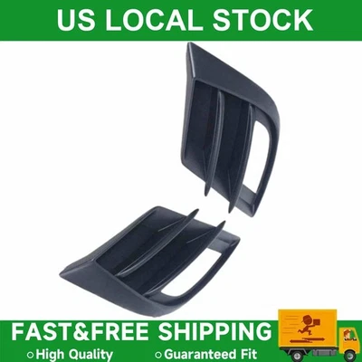 2pcs Front Bumper Fog Light Cover Grille Bezel For Mazda 3 2009-2013 M3 BL BK Foto 1 de 4