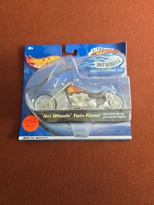 Hot Wheels Motorcycle Co. "Twin Flame" 1:18 Scale Diecast Motorcycle  - Image 1 of 2
