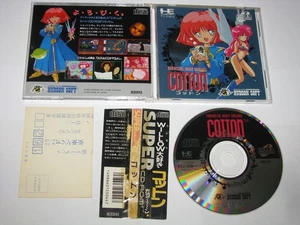 Fantastic Night Dreams Cotton PC Engine Super CD Japan import +obi reg US Seller - Picture 1 of 10