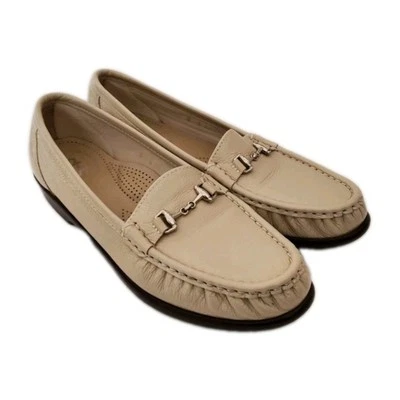 Zapatos cómodos SAS Tripad mocasines sin cordones para mujer talla 8 cuero topo usados en excelente estado Foto 1 de 4