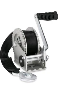 Camco Trailer Boat Winch | 2-Way Ratchet & 20-Foot Strap with a 2,000lb - Bild 1 von 3