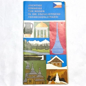 Guía 1981 "Información importante para viajar a la Checoslovaquia socialista" - Imagen 1 de 2
