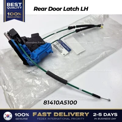 ⭐Genuino⭐ Pestillo puerta trasera LH 81410A5100 para Hyundai Elantra GT Foto 1 de 4