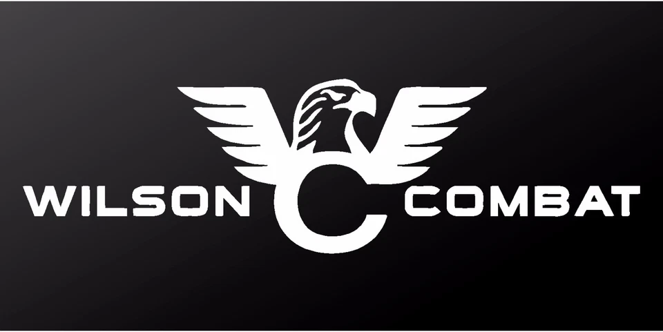 ORACAL Wilson Combat Pistol Logo Vinyl Decal Car Window Gun Case Sticker