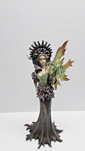 Feen Fee Elfe Wald Elfe Figur  Skulptur mit Drache Top Zustand Höhe ca. 26 cm. - Bild 1 von 7