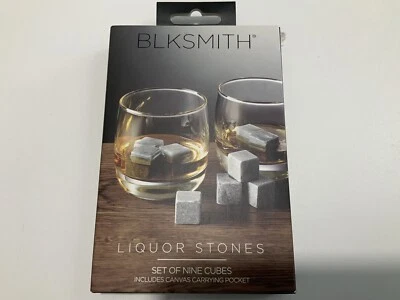 BLKSMITH Juego de 9 Cubos - Piedras de Licor (NUEVO) Jabonera Sólida Foto 1 de 4