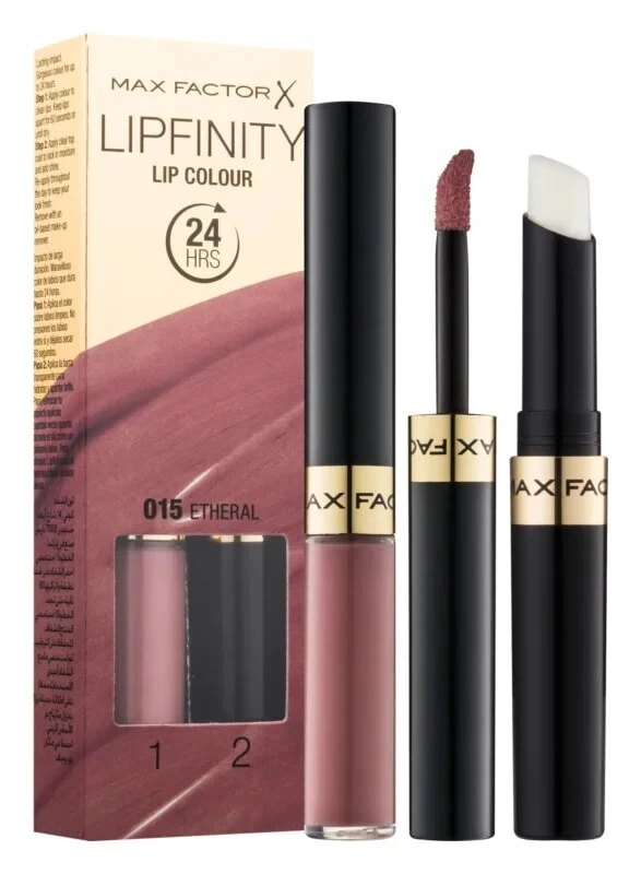 Max Factor Lipfinity Lip Colour rossetto lunga tenuta e balsamo  015 Etheral - Imagen 1 de 3