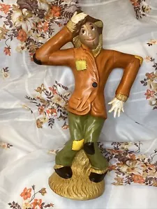Vintage 1970 Wizard of Oz Scarecrow Ceramic Figuring 14” Mid Century Catalog - Picture 1 of 16