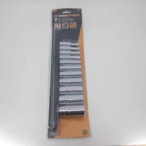 GearWrench 280555 11 Pc. 3/8" Drive 6 Pt. Deep Socket Set - New - Foto 1 di 7