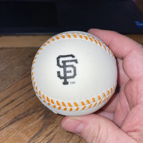 San Francisco Giants Baseball Stress Ball Souvenir Stadium Giveaway Chevron SGA Cover