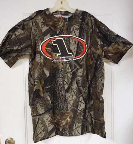 Martin Truex Jr #1 RealTree Camouflage Short-Sleeve T-shirt! 3 Sizes Available Cover