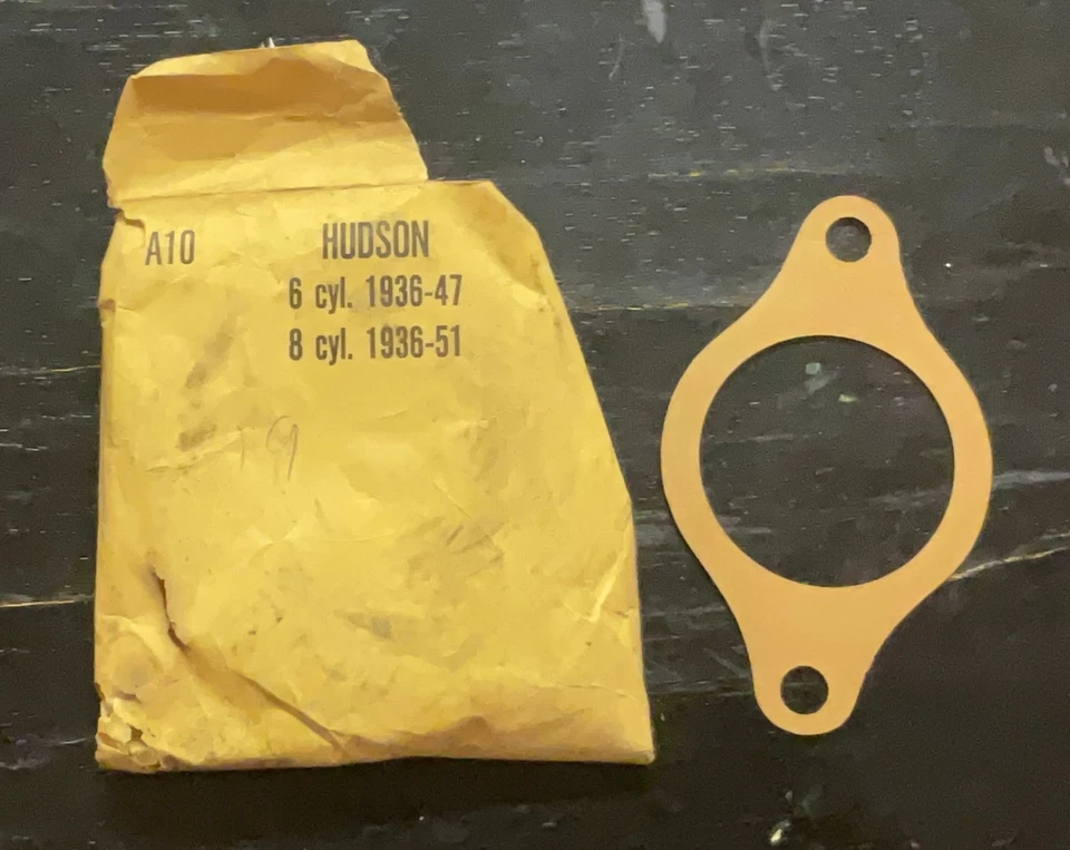 Stant A10 Hudson 6 cilindros Junta de salida de agua 1936-1947 8 cilindros 1936-1951 nueva de stock Foto 1 de 1