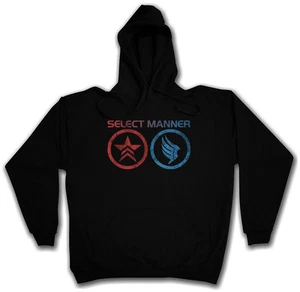 SELECT MANNER HOODED SWEATSHIRT HOODIE Symbole Mass Jack Commander Effect - Picture 1 of 2