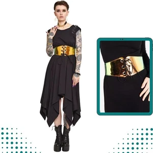 Gothic Punk Style Get Lacey Waist Belt - Picture 1 of 5