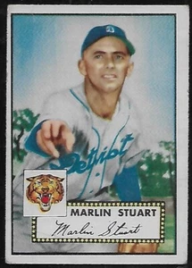 1952 Topps #208 Marlin Stuart Detroit Tigers Nice! - Picture 1 of 2