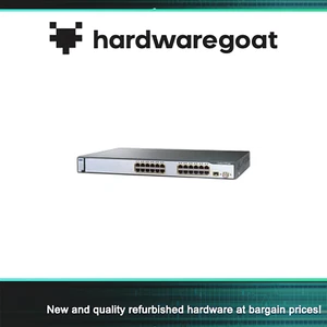 Cisco 3750 24TS-E 24x10/100 + 2 SFP IP Services WS-C3750-24TS-E +Mounts.0 - Bild 1 von 1