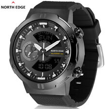 NORTH EDGE Watch World Time Waterproof Sport Digital Watches For Running Cycling
