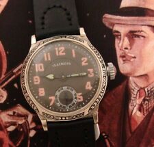Extraordinary Men's Art Deco Era Illinois Dress Watch, circa 1928 - SERVICED!